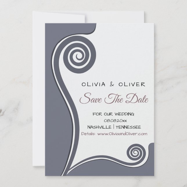 Mauve Koru - Neuanfang - Rett unseres Datums (Vorderseite)