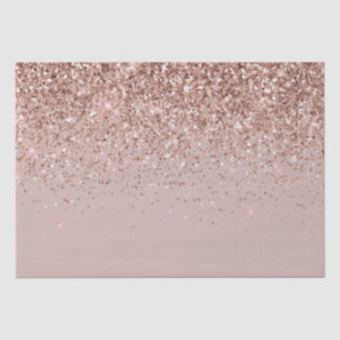 Mauve Rose Gold Glitzer Sparkle Seidenpapier