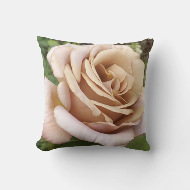 Mauve Rose Kissen (Vorderseite)