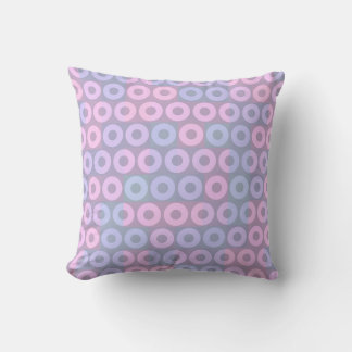 mauve, rose, lilac, purple, lavender geometric kissen