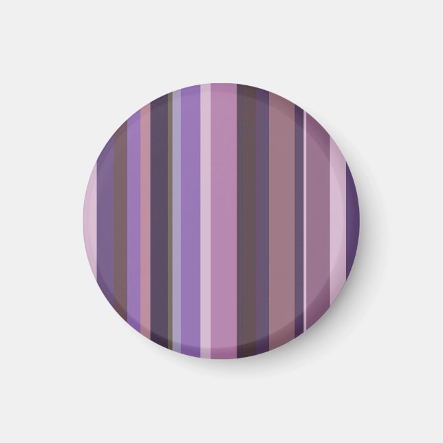 Mauve senkrechte Streifen Magnet (Vorne)