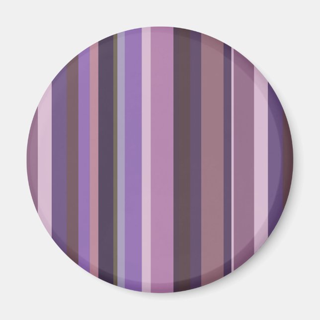 Mauve senkrechte Streifen Magnet (Vorne)