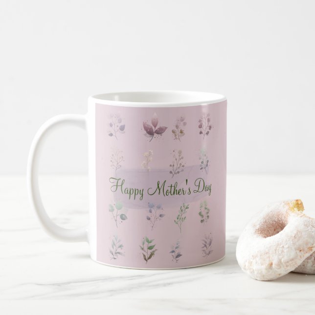 MAUVE SERENITY MOTHER KAFFEETASSE (Mit Donut)
