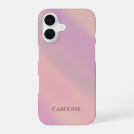 Mauve Soft Blush Rosa Benutzername  iPhone 16 Hülle