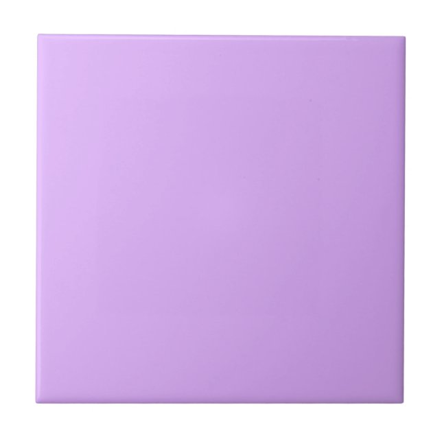 Mauve Solid Color Fliese (Vorderseite)