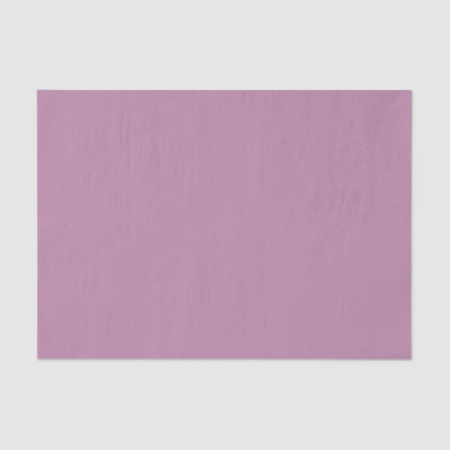 Mauve Solid Color Seidenpapier (Vorderseite)