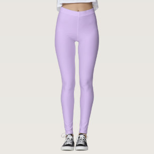 Mauve Solid Schlicht Color Leggings