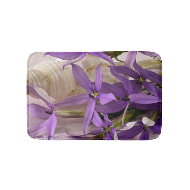 Mauve Starshine Laurentia Badematte (Vorderseite)