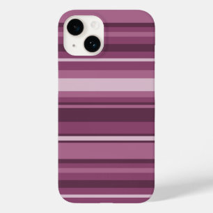 Mauve Streifen Case-Mate iPhone 14 Hülle