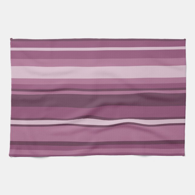 Mauve Streifen Handtuch (Horizontal)
