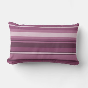 Mauve Streifen Lendenkissen