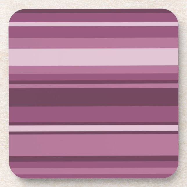 Mauve Streifen Untersetzer (Vorderseite)