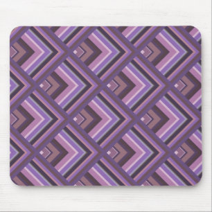 Mauve Stripes-Skalenmuster Mousepad
