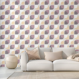 Mauve Taupe Beige Gray Lila Ivory Mittelalterliche Tapete