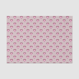 Mauve Tiny Glows Herz Tissue Paper Seidenpapier