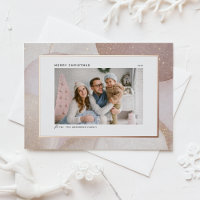 Mauve Tones und Glitzer Akzente Foto Weihnachten