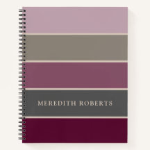 Mauve und grüne dramatische breite Streifen Person