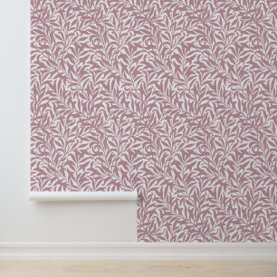 Mauve und White Willow Bough Tapete