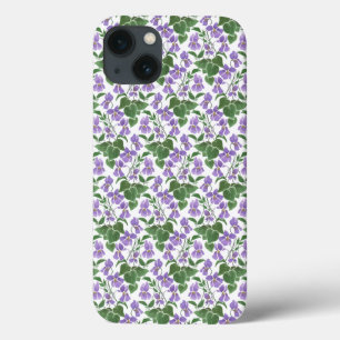 Mauve Violets auf White Floral iPhone 6 Xtreme Fal Case-Mate iPhone Hülle