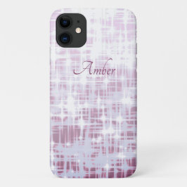 Mauve White Gradient Glow Glitzern Personalisiert Case-Mate iPhone Hülle