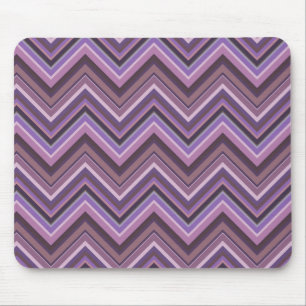 Mauve zigzag mousepad