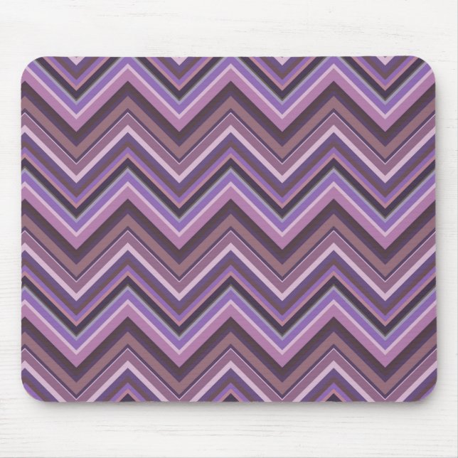 Mauve zigzag mousepad (Vorne)