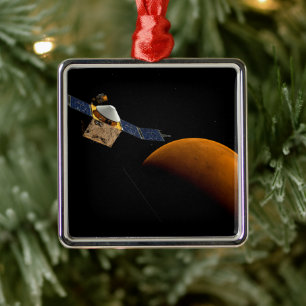 Maven Spacecraft. Ornament Aus Metall
