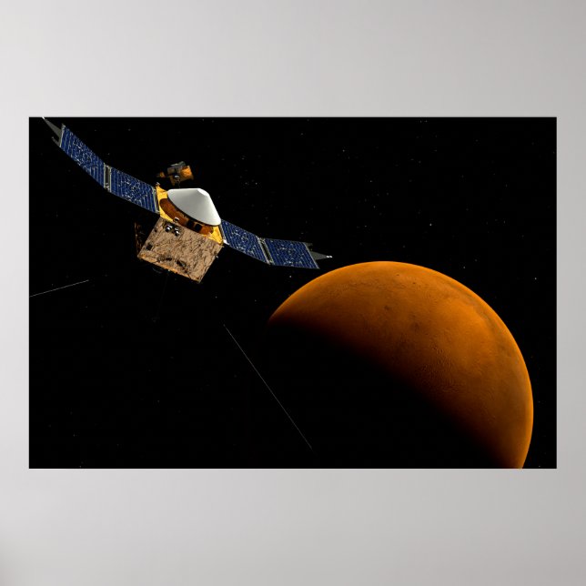 Maven Spacecraft. Poster (Vorne)
