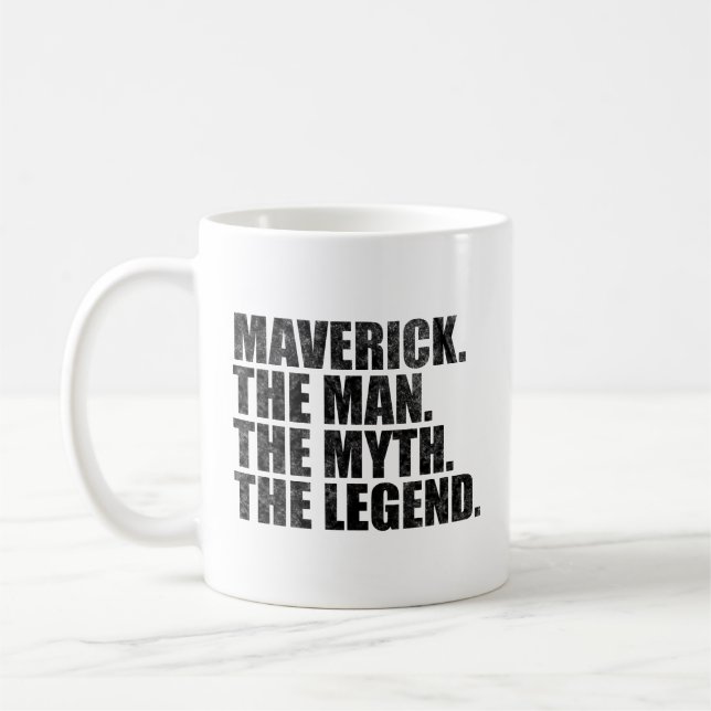 Maverick Name, Maverick Der Mann Der Mythos Die Le Kaffeetasse (Links)