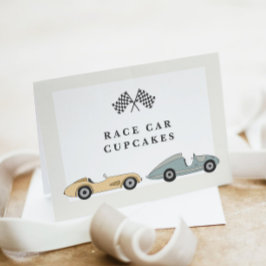 MAVERICK Race Card Buffet Food Cards Einladung