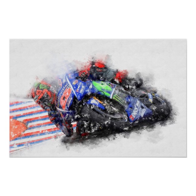 Maverick Viñales Poster (Vorderseite)