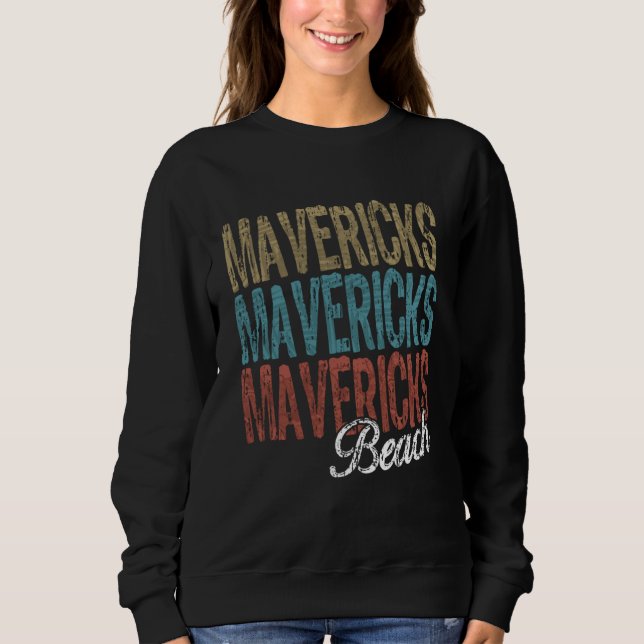 MAVERICKS BEACH Dreitönige Palme Sweatshirt (Vorderseite)