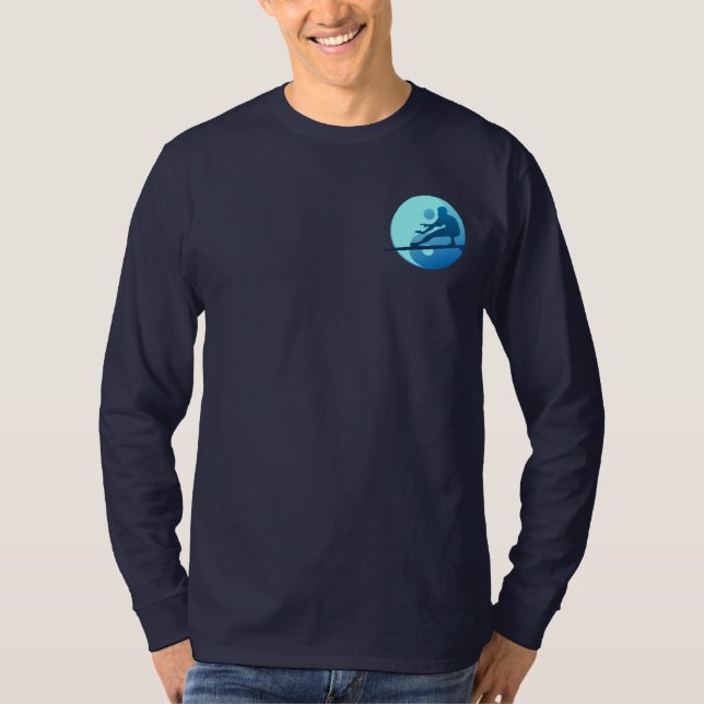Mavericks -Half Moon Bay (blau) T-Shirt (Vorderseite)