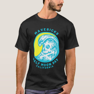 Mavericks Half Moon Bay Surfing T-Shirt