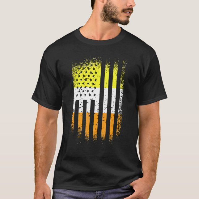Maverique Flag Pride Lgbtq Usa Prilag T-Shirt (Vorderseite)