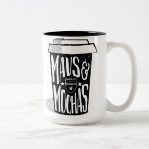 Mavs u. Mokka-Tasse Zweifarbige Tasse