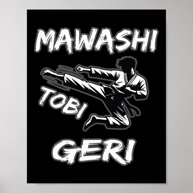 Mawashi Tobi Geri Poster (Vorne)