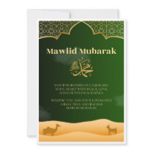Mawlid Mubarak Islamische Grußkarte