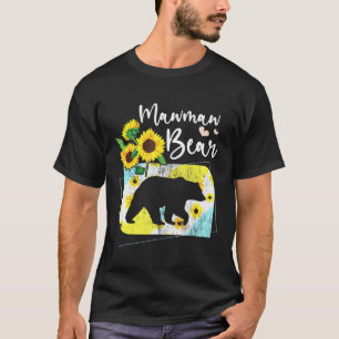 Mawmaw Bär Sonnenblume T-Shirt