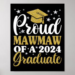 Mawmaw eines Cl von 2024 Hochschulabsolventen und  Poster