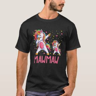 Mawmaw Unicorn Mama Baby Mother's Day T-Shirt