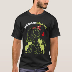 Mawmawsaurus Mawmaw 2 Kids Dinosaur Mutter Tag T-Shirt