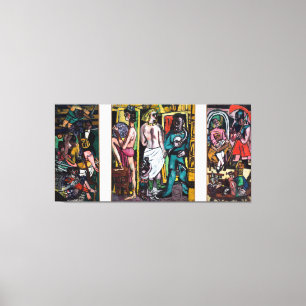 Max Beckmann - German Expressionism - The Acrobats Leinwanddruck