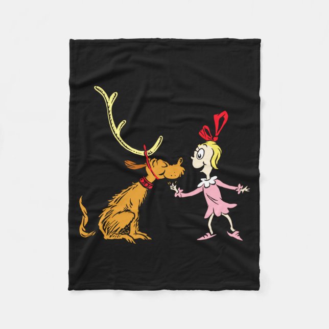 Max Cindy Lou Who  Fleecedecke (Vorderseite)