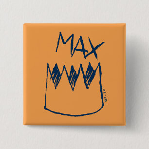 Max & Crown Sketch Button