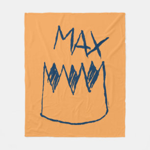 Max & Crown Sketch Fleecedecke