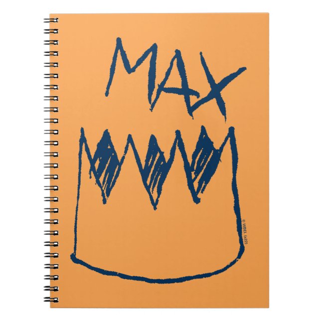 Max & Crown Sketch Notizblock (Vorderseite)