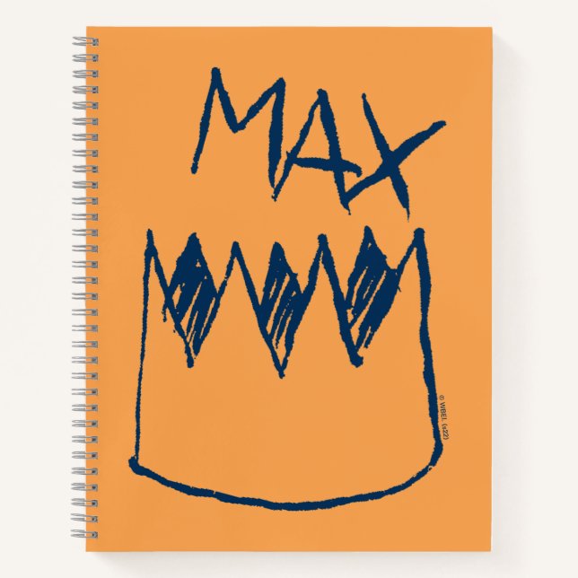 Max & Crown Sketch Notizbuch (Vorderseite)