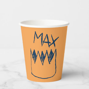 Max & Crown Sketch Pappbecher