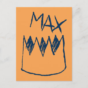Max & Crown Sketch Postkarte